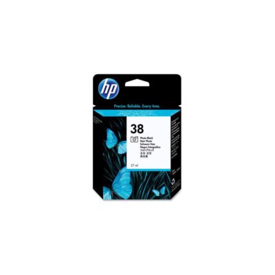 hp 38 Ink Cartridge, Photo Black Single Pack, C9413A